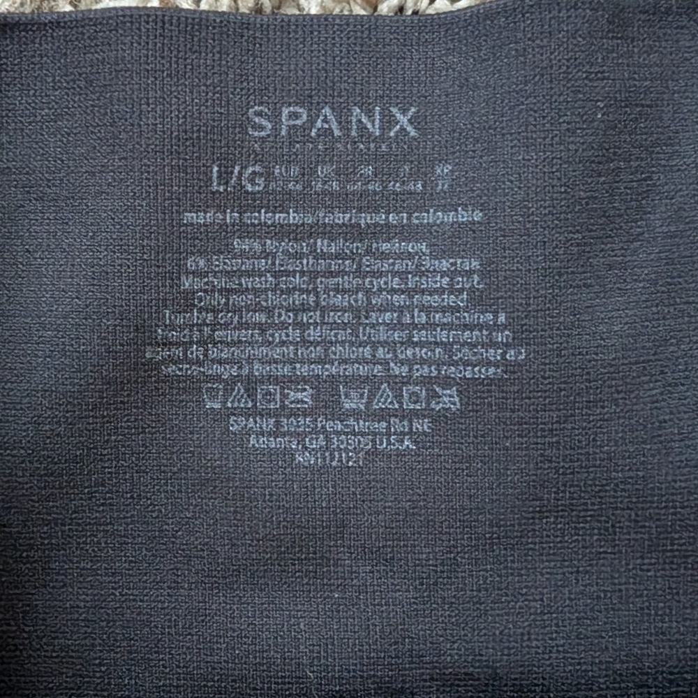 Spanx The Perfect Ankle Leggings - Tall Large - Classic Black - Picture 2 of 2